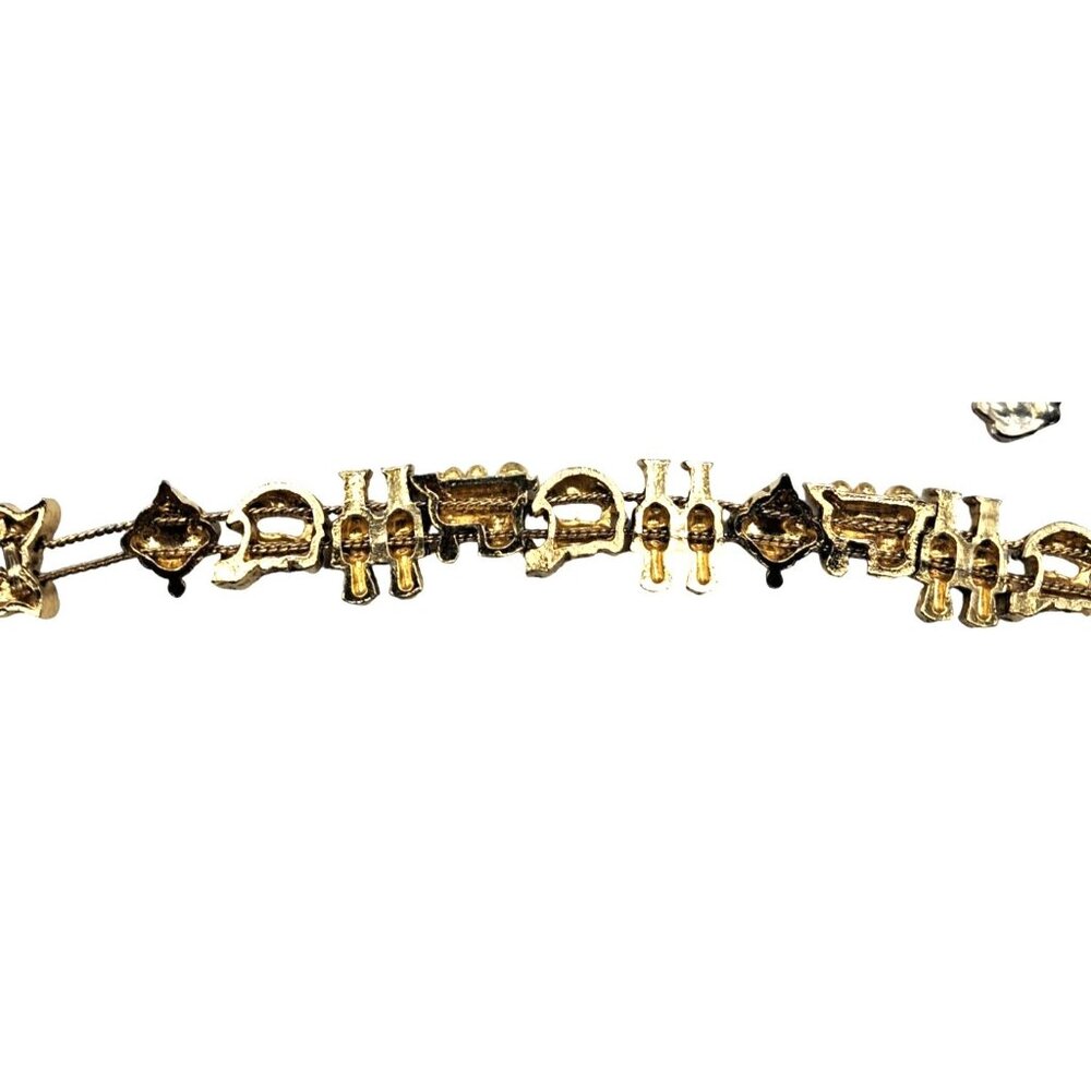 Christmas Bracelet Lot of 4 Slide Charm Avon Vintage to Now Costume Jewelry - Picture 13 of 14